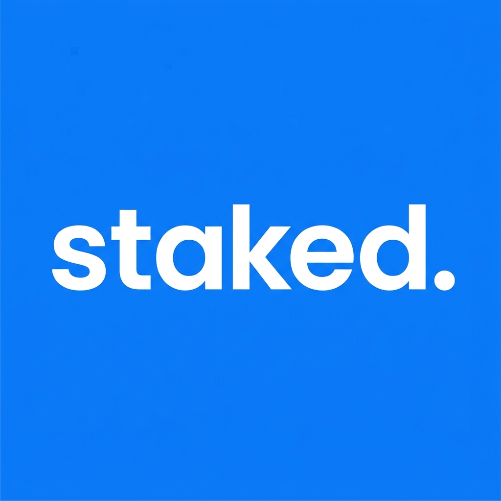 staked.
